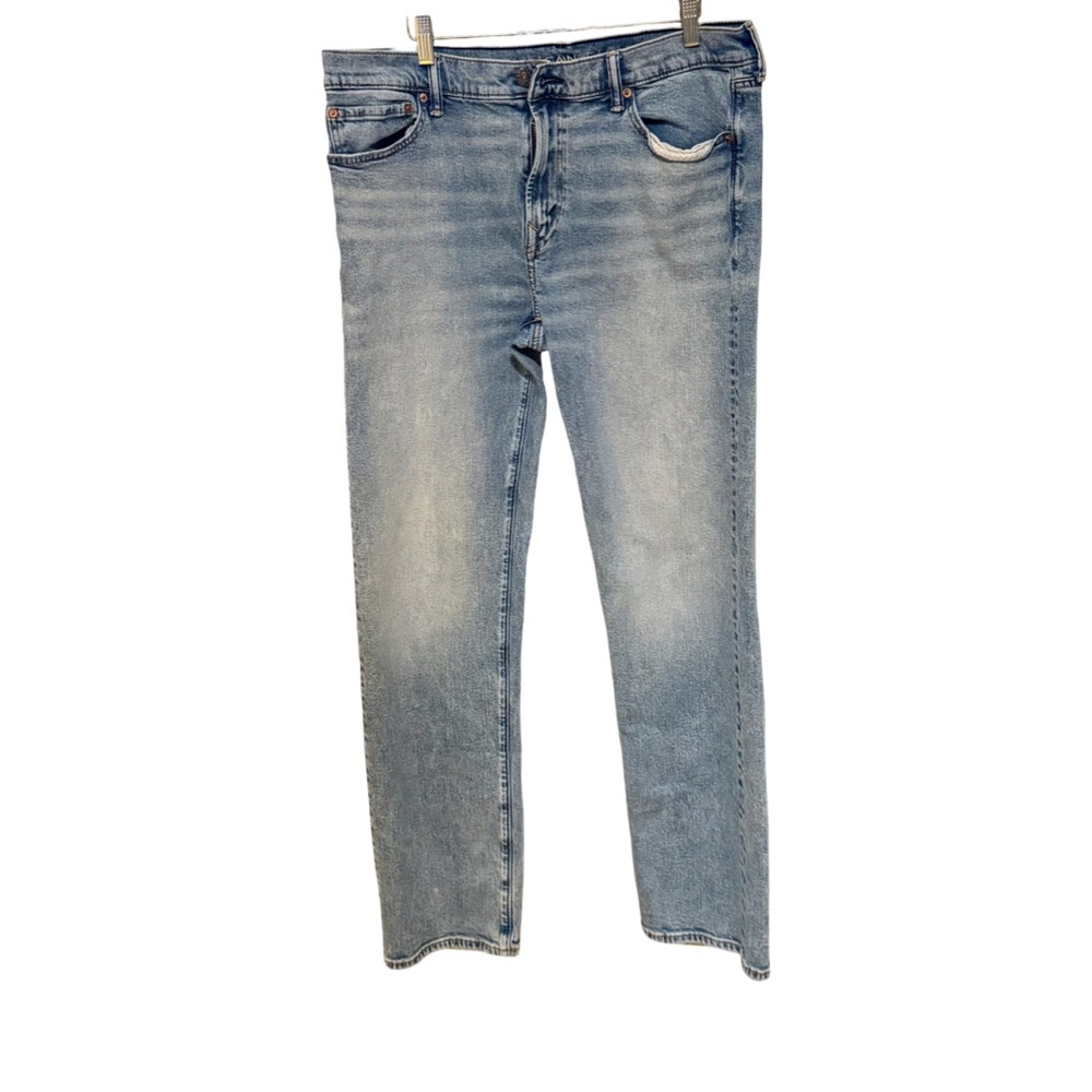 Men’s American Eagle 34x34 Light Blue Original Straight Jeans